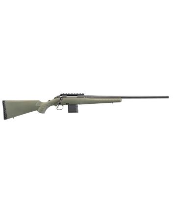 Ruger 26944 American PredatorFull Size 223 Rem 10+1 22" Matte Black Threaded Barrel,, Matte Black Steel Receiver w/Picatinny Rail, Moss Green Fixed Synthetic Stock, Right Hand
