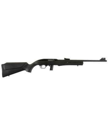 Rossi RS22L1811 RS22Semi-Auto 22 LR Caliber with 10+1 Capacity, 18" Barrel, Blued Metal Finish &amp; Monte Carlo Black Synthetic Stock Right Hand (Full Size)