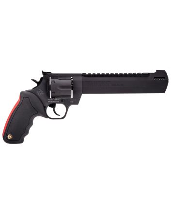 Taurus 2-440081RH Raging Hunter44 Rem Mag 6rd 8.37" Black Stainless Steel Barrel Matte Black Oxide Steel Frame &amp; Cylinder Black Rubber with Integrated Red Cushion Insert Grip