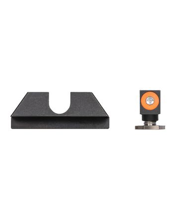 Night Fision GLK003014OGZ Tritium Night Sights For GlockGreen Tritium Orange Outline Front Sight- Black/Blank Rear Sight Glock 42/43/43X