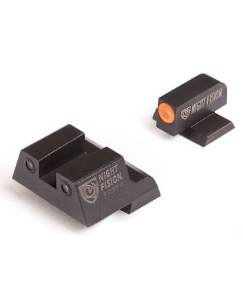 Night Fision CNK027003OGZ Tritium Night Sights for CanikGreen Tritium Orange Outline Front Sight-Green Tritium Black Outline Rear Sight TP9SF/TP9SF Elite