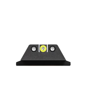 Night Fision SAW201003YGZ Tritium Night Sights for Smith &amp; WessonGreen Tritium Yellow Outline Front Sight-Green Tritium Black Outline Rear Sight M&amp;P/M&amp;P M2.0