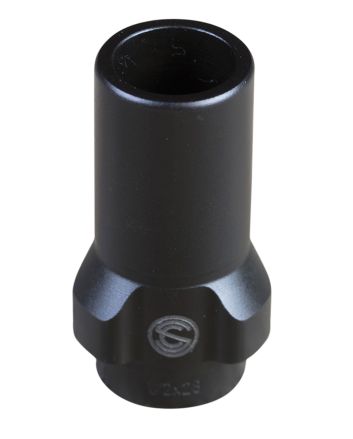 SilencerCo AC2609 3-Lug Muzzle Device 9mm Luger 5/8"-24 tpi