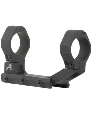 Aero Precision APRA210100 Ultralight Scope Mount/Ring Combo Black Anodized Aluminum, 1" Tube Fits AR-15, 1913 Picatinny Rail Mount