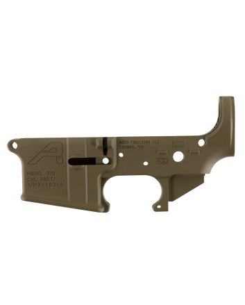 Aero Precision APAR501302C Gen 2 Receiver Multi-Caliber Flat Dark Earth Cerakote Finish 7075-T6 Aluminum Material with Mil-Spec Dimensions for AR-15