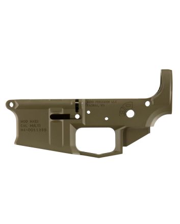 Aero Precision APAR600002C M4E1 Receiver Multi-Caliber Flat Dark Earth Cerakote Finish 7075-T6 Aluminum Material with Mil-Spec Dimensions for AR-15