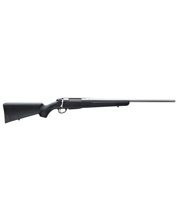 Tikka JRTXB314R8 T3x Lite 22-250 Rem 3+1 22.40" Stainless Steel Barrel, Drilled &amp; Tapped Stainless Steel Receiver, Black Fixed Synthetic Stock