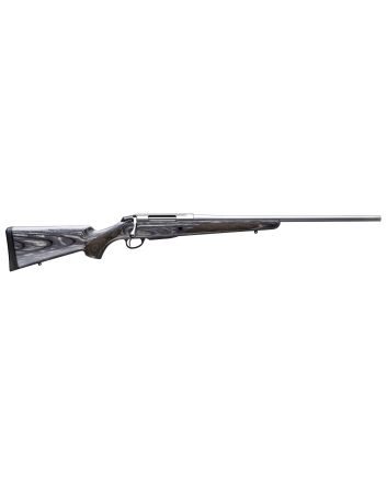 Tikka JRTXG382 T3x6.5 Creedmoor 3+1 24.30" Barrel, Stainless Steel Metal Finish, Oiled Gray Laminate Stock