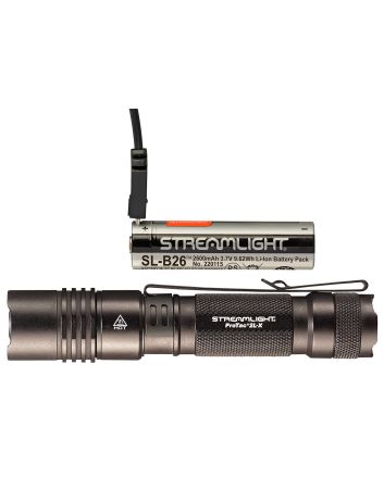 Streamlight 88082 ProTac 2L-X USB FlashlightBlack Anodized40/500 Lumens White LED