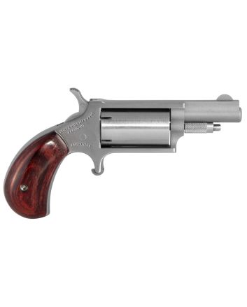 North American Arms 22MCBK Super Companion Cap &amp; Ball Kit Small Frame #11 Percussion 5 Shot, 1.63" Stainless Steel Barrel, Cylinder &amp; Frame, Rosewood Birdshead Grip, Exposed Hammer