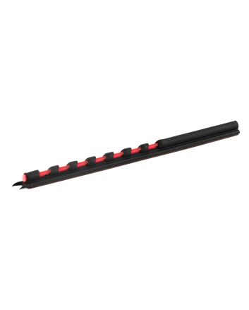 Truglo TG104R Glo-Dot Pro Shotgun w/Vent Rib Red Fiber Optic Black
