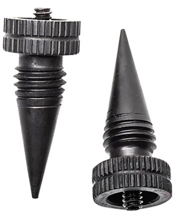 Accu-Tac LRS0200 LR-10 Set Black Oxide Aluminum with Screw On Design for Accu-Tac Bipod