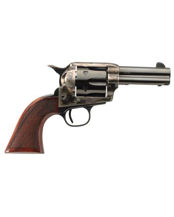 Taylors &amp; Company 556217DE Short Stroke Runnin Iron Deluxe 45 Colt (LC) 6rd 3.50" Blued Cylinder &amp; Barrel Color Case Hardened Steel Frame Checkered Walnut Grip (Taylor Tuned)