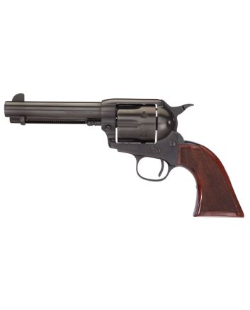 Taylors &amp; Company 550885DE Runnin Iron Black Rock 45 Colt (LC) Caliber with 4.75" Barrel, 6rd Capacity Cylinder, Overall Black Nitride Finish Steel, Checkered Walnut Grip &amp; Overall Taylor Polish
