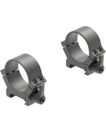 Leupold 174074 QRW2 Cross-Slot Scope Ring Set Matte Black Steel 30mm Tube Low Quick Release Picatinny/Weaver
