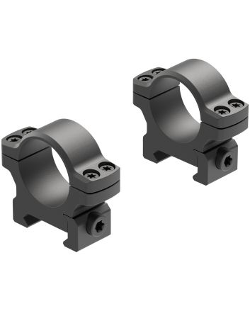 Leupold 175116 BackCountry Cross-SlotMatte Black 1" Low