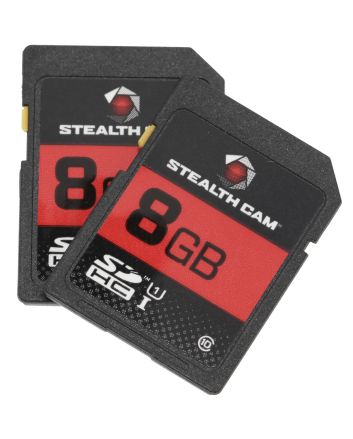 Stealth Cam STC2SD8GB SD Memory Card8Gb 2 Per Pack