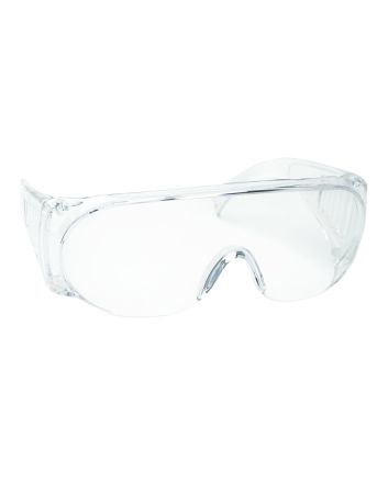 Walker's GWPFCSGLCLR Sport Glasses Full Coverage Adult Clear Lens Polycarbonate Clear Frame