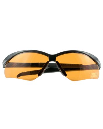 Walker's GWPSGLAMB Sport Glasses Crosshair Adult Amber Lens Polycarbonate Black Frame