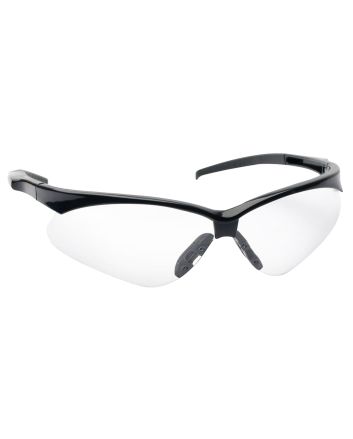 Walker's GWPSGLCLR Sport Glasses Crosshair Adult Clear Lens Polycarbonate Black Frame