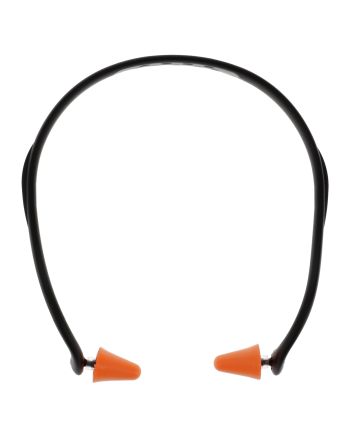 Walker's GWPPLGBND Pro-Tek Ear Plug Band Foam, 25 dB, Behind The Neck Orange/Black Adult