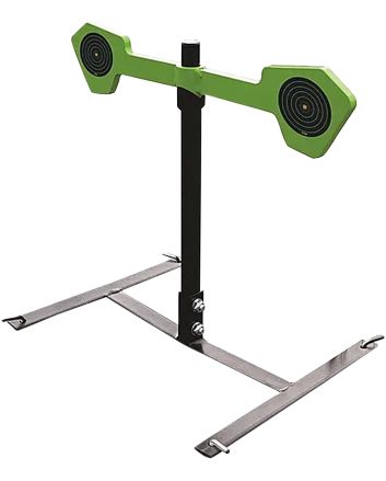 SME SMEHGS Spinning TargetHandgun Steel Black/Green Circle Illustration Impact Enhancement Motion