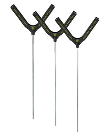 SME SMECTH Clay Target Holder Black Standing Polymer 3 Per Pkg