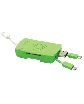 HME QMCR 4-in-1 Card Reader Green Android/IOS
