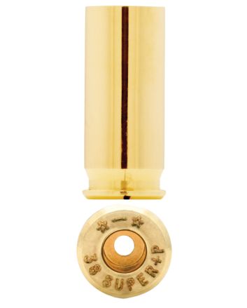 Starline Brass 38SUP+PEUP100 Unprimed Cases38 Super +P Handgun Brass 100 Per Bag