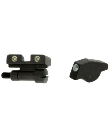 Meprolight USA 227713101 Tru-Dot Sight Set Adjustable Green Tritium/Black Frame Smith &amp; Wesson K/L/N Frames,