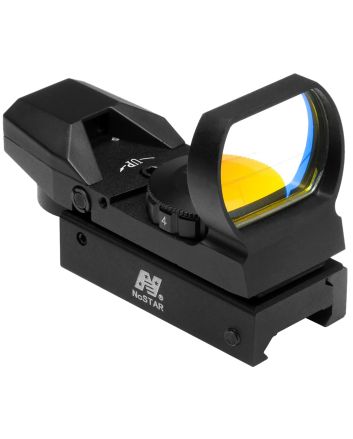 NcStar D4B Red Four Reticle Reflex OpticBlack Anodized 1 x 0.95" x 1.34" 3 MOA Red Dot Multi Reticle