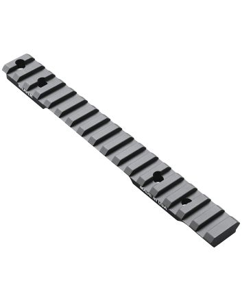Weaver Mounts 99492 Multi-Slot BaseExtended Black Anodized Aluminum Fits Extended Multi-Slot Base Short Action 20 MOA