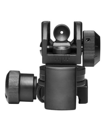 NcStar MARDRS AR15 Rear A2 Backup Iron SightBlack Dual Aperture for AR-15