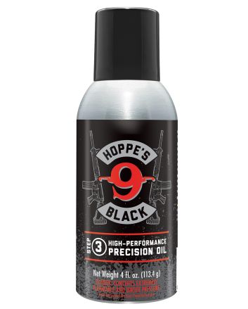Hoppe's HBL4A Black Precision Oil Lubricates and Protects Against Corrosion 4 oz. Aerosol Can with Extension Tube