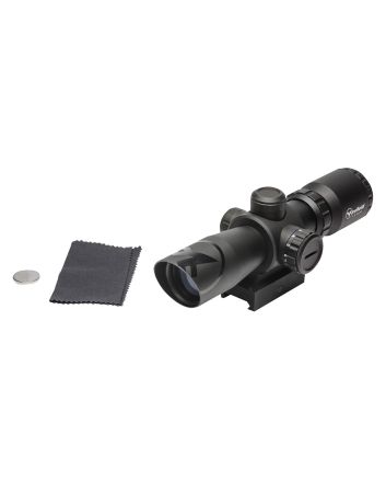 Firefield FF13061 BarrageMatte Black 1.5-5x32mm Illuminated Red/Green Mil-Dot Reticle