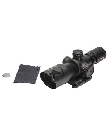 Firefield FF13065 Barrage w/Red Laser Matte Black 2.5-10x40mm Illuminated Red/Green Mil-Dot Reticle/Red Laser