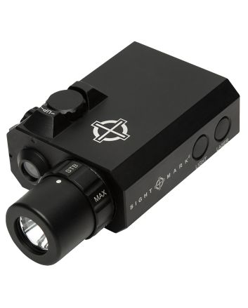 Sightmark SM25012 LoPro Mini Combo Flashlight and Green Laser SightMatte Black 300 Lumens White LED