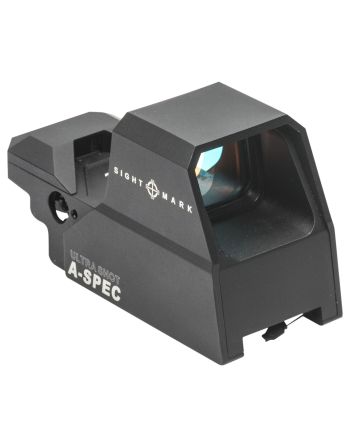 Sightmark SM26032 Ultra Shot A-Spec Open Reflex Sight Matte Black 1 x 33 mm x 24 mm 3 MOA Red Dot/5 MOA Red Dot/50 MOA Circle Multi Reticle