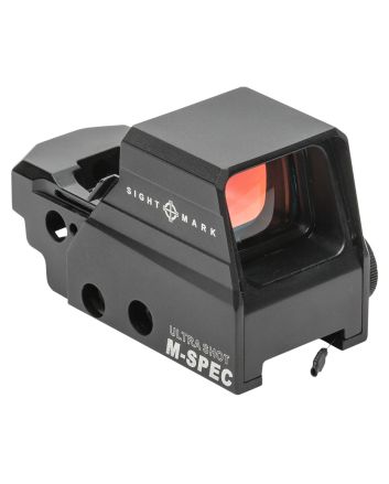 Sightmark SM26035 Ultra Shot M-Spec FMS Reflex Sight Matte Black 1 x 33 mm x 24 mm 2 MOA Red Dot/65 MOA Circle Crosshair