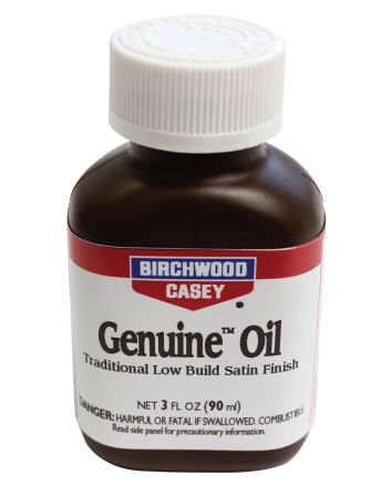 Birchwood Casey 23225 Genuine Oil Gun Stock Finish Satin 3 oz. Bottle