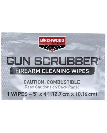 Birchwood Casey 33312 Gun Scrubber Take Alongs 12 Individual Wipes Per Pack