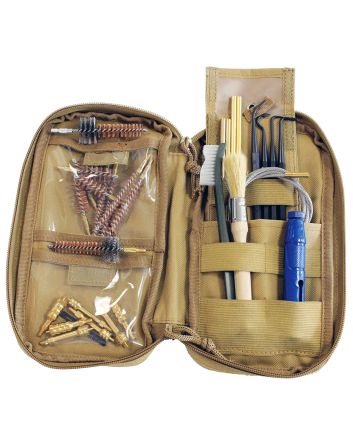 Birchwood Casey 41651 Range Cleaning Kit Handgun/Rifle 29 Pieces Tan