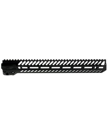 Seekins Precision 0010530053 NOXS M-LOK Rail System AR-15 Black Hardcoat Anodized 6005A-T6 Aluminum 15" Picatinny
