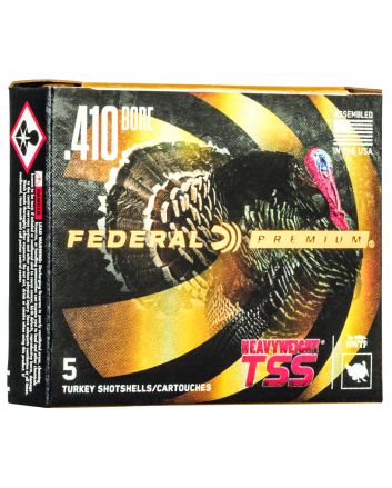 Federal PTSS419F9 Premium Turkey Heavyweight TSS 410Gauge 3" 13/16oz 9Shot 5 Per Box/10 Case