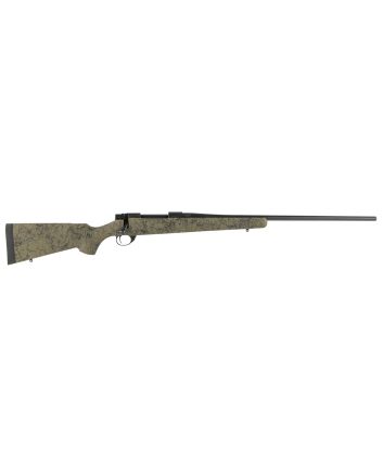 Howa HHS62503 M1500 HS Precision 6.5 Creedmoor 5+1 22" Barrel, Black Metal Finish, Green Black Webbed Fixed HS Precision Stock