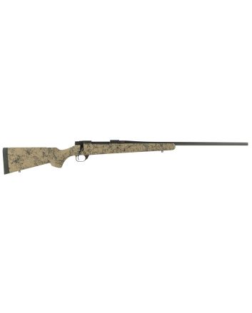 Howa HHS63202 M1500 HS Precision 30-06 Springfield 5+1 22" Barrel, Black Steel Receiver, Tan w/Black Webbing HS Precision Synthetic Stock