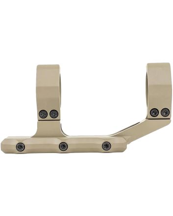 Aero Precision APRA210410 Ultralight Scope Mount/Ring Combo Extended, Flat Dark Earth Cerakote Aluminum 1" Tube, Fits AR-15 1913 Picatinny Rail Mount