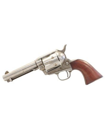 Taylors &amp; Company 555136 1873 Cattleman 357 Mag Caliber with 4.75" Barrel, 6rd Capacity Cylinder, Overall Antique Finish Steel &amp; Walnut Grip