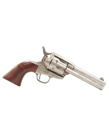 Taylors &amp; Company 555111 1873 Cattleman 45 Colt (LC) Caliber with 4.75" Barrel, 6rd Capacity Cylinder, Overall Antique Finish Steel &amp; Walnut Grip