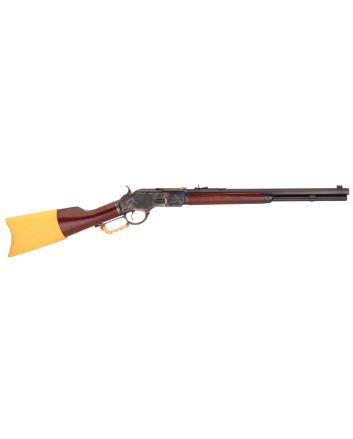 Taylors &amp; Company 550172COM 1873 Comanchero 45 Colt (LC) Caliber with 10+1 Capacity, 20" Blued Barrel, Color Case Hardened Metal Finish &amp; Walnut Straight Stock Right Hand (Full Size)